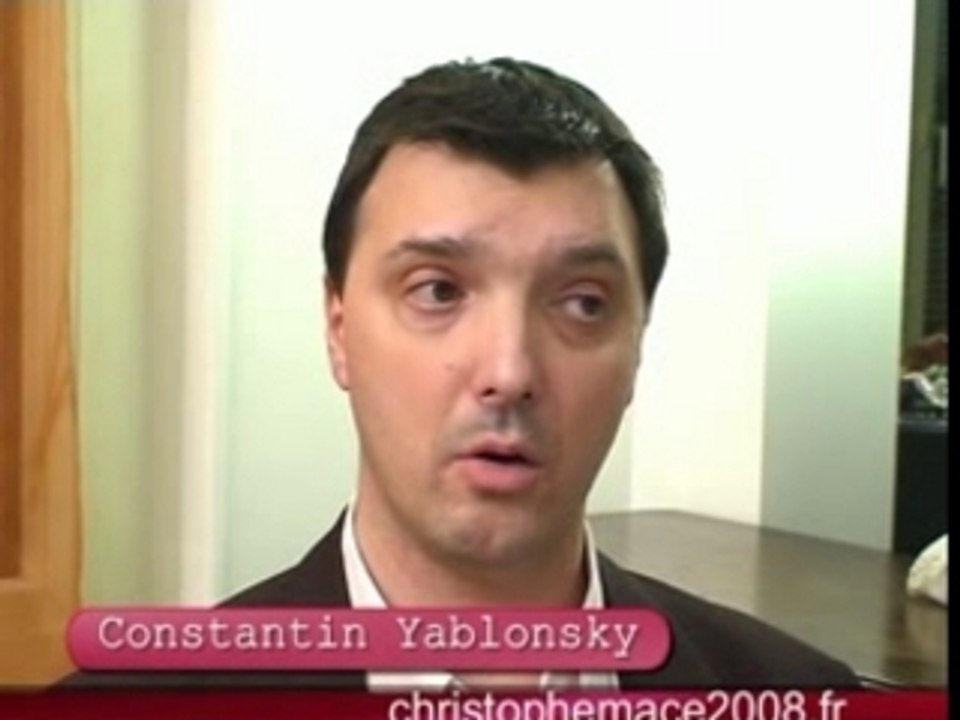 Constantin Yablonsky avec Christophe Macé