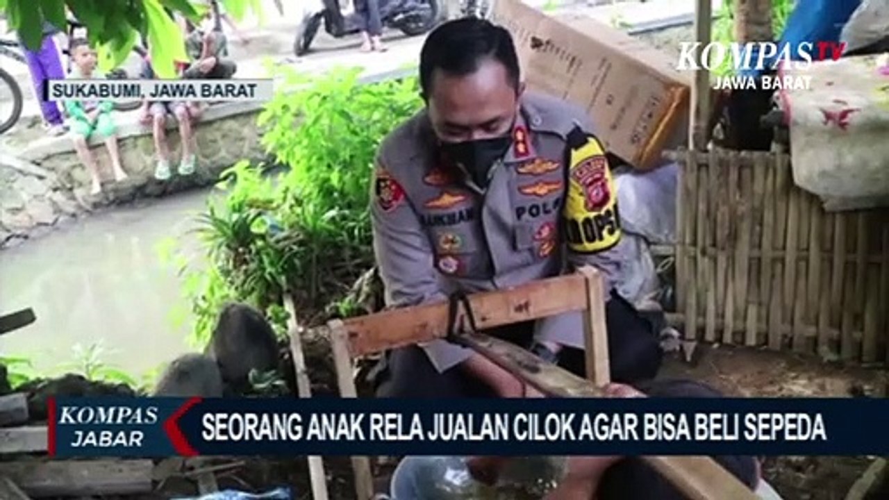 Mimpi Anwar Pedagang Cilok Ingin Sepeda, Terkabul
