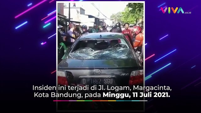 Aksi Pengejaran Tabrak Lari, Pelakunya Emak-emak!
