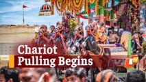 Ratha Jatra 2021: Chariot Pulling Begins In Puri