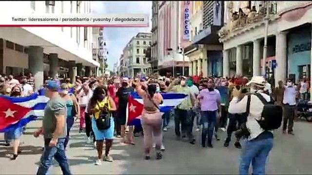 EEUU apoya el derecho a la reunión pacífica en Cuba ante las protestas