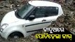 Several Vehicles Stuck After Landslide Due To Heavy Rains In Bajora Area Of Kullu, Himachal Pradesh