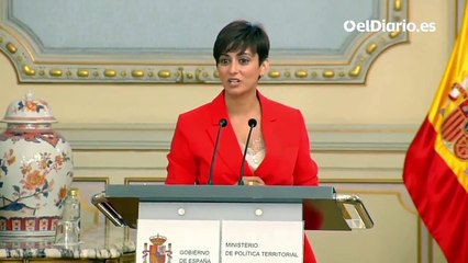 Isabel Rodríguez asume la cartera de Política Territorial: "Me dejaré la piel, como he hecho hasta ahora"