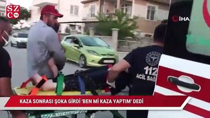 Скачать видео: Kaza sonrası şoka giren sürücü 