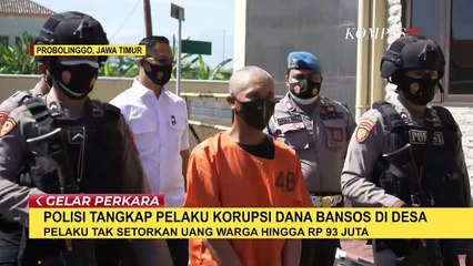 Polisi Tangkap Pelaku Korupsi Dana Bansos di Desa