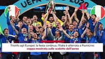 Italia campione d'Europa, azzurri da Mattarella e Draghi