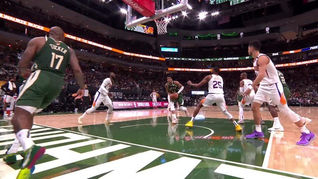 Giannis bulldozes Bucks back into Finals