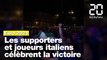 Euro 2021: Les supporters et les joueurs italiens célèbrent la victoire