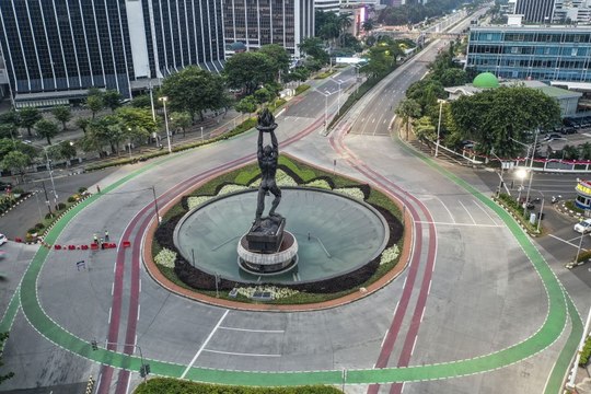 Suasana Sepekan PPKM Darurat, Volume Kendaraan di Jakarta Turun hingga 62,3%