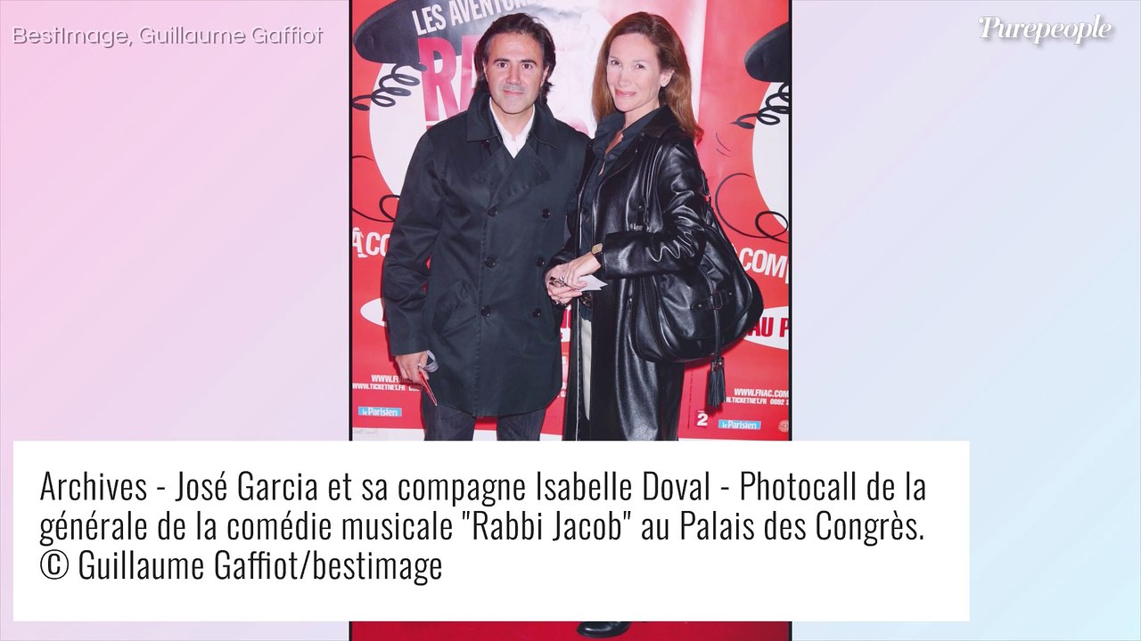José Garcia et Isabelle Doval se séparent : rupture après 28 ans de vie commune