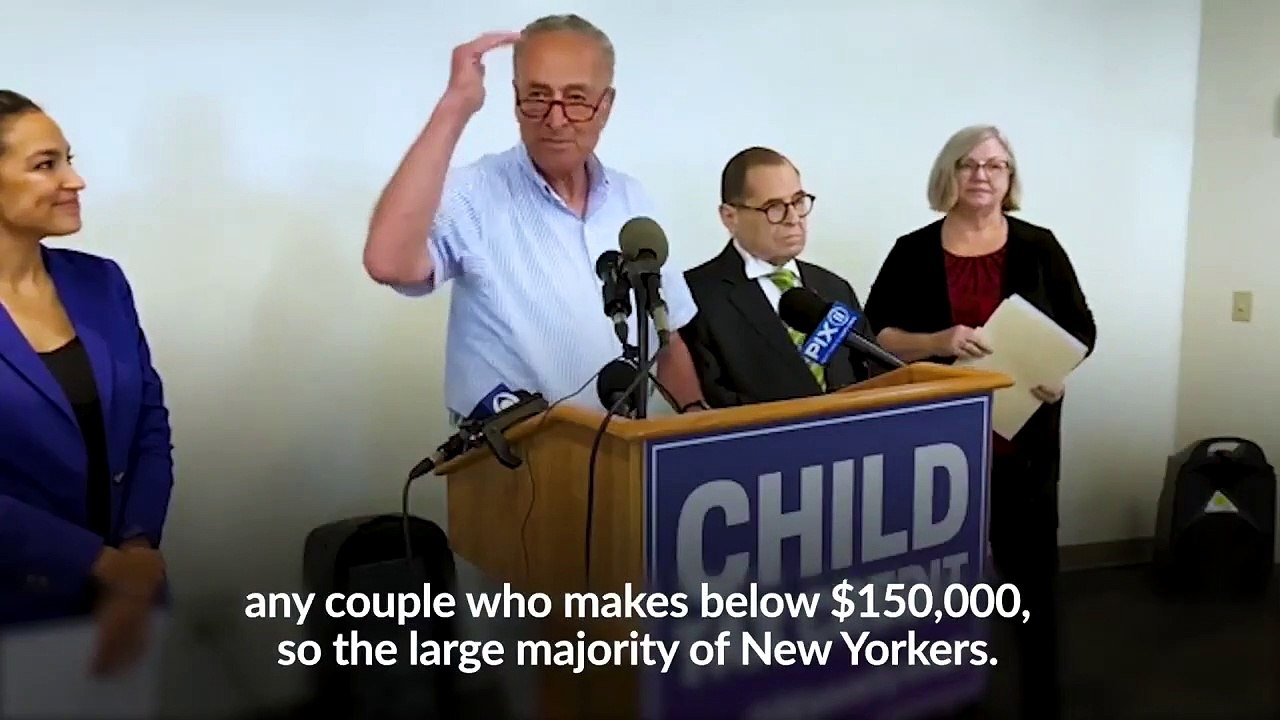 Chuck Schumer Touts 250 Cash Payments To New York Families Via Child