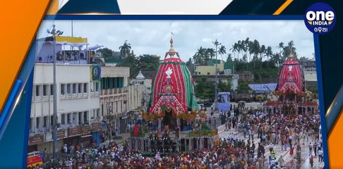 ଦେଖନ୍ତୁ, ବଳଭଦ୍ରଙ୍କ ତାଳଧ୍ୱଜ ରଥ ଟଣା ।