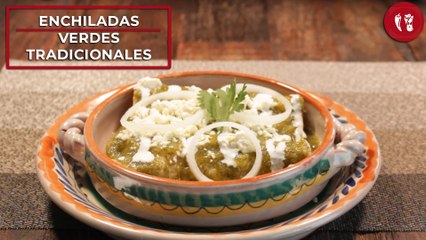 Enchiladas verdes tradicionales | Receta de la cocina mexicana para el desayuno | Directo al Paladar México