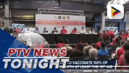 San Juan, first city to vaccinate 100% of target population with at least the first jab