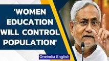 Bihar CM Nitish Kumar: Women education is key to curb India’s population rate | Watch |Oneindia News