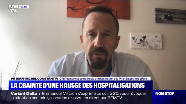 Variant Delta: Il n'y a pas de retentissement sur l'activité hospitalière pour le moment, assure le professeur Jean-Michel Constantin