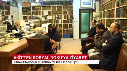 Akit'ten Nureddin Yıldız Hocaefendi'ye ziyaret