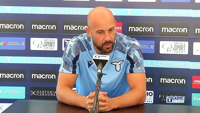 Conferenza Stampa - Pepe Reina - Ritiro SS Lazio Auronzo 12 Luglio 2021