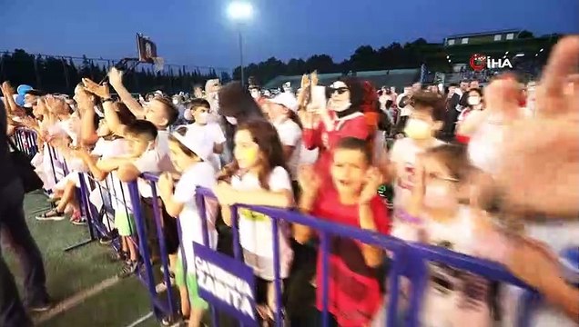 Spor festivali renkli görüntülere sahne oldu