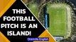Denmark: Unique football pitch, it is actually a tiny island | Oneindia News