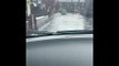 Roads flooded in Preston after heavy rain