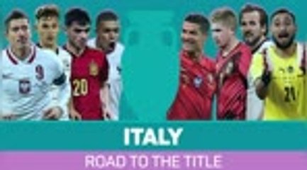 Italy's road to the Euro 2020 title