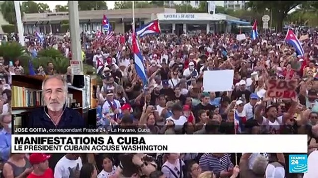 Manifestations à Cuba : protestations historiques contre la dictature