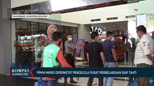 PPKM Mikro Diperketat Pengelola Pusat Perbelanjaan Siap Taati