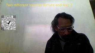 Two different sources lecture and text 2