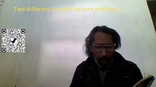 Two different sources lecture and text 3