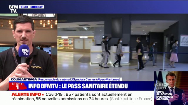 Extension du pass sanitaire: Ça me paraît un peu difficile , regrette ce responsable de cinéma à Cannes