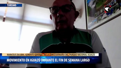 Movimiento en Iguazú durante el fin de semana largo