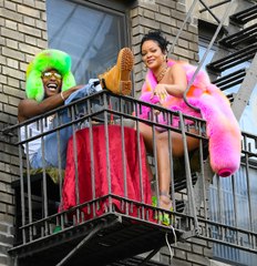 Rihanna and A$AP Rocky Were Spotted Getting Cozy on the Set of New Project
