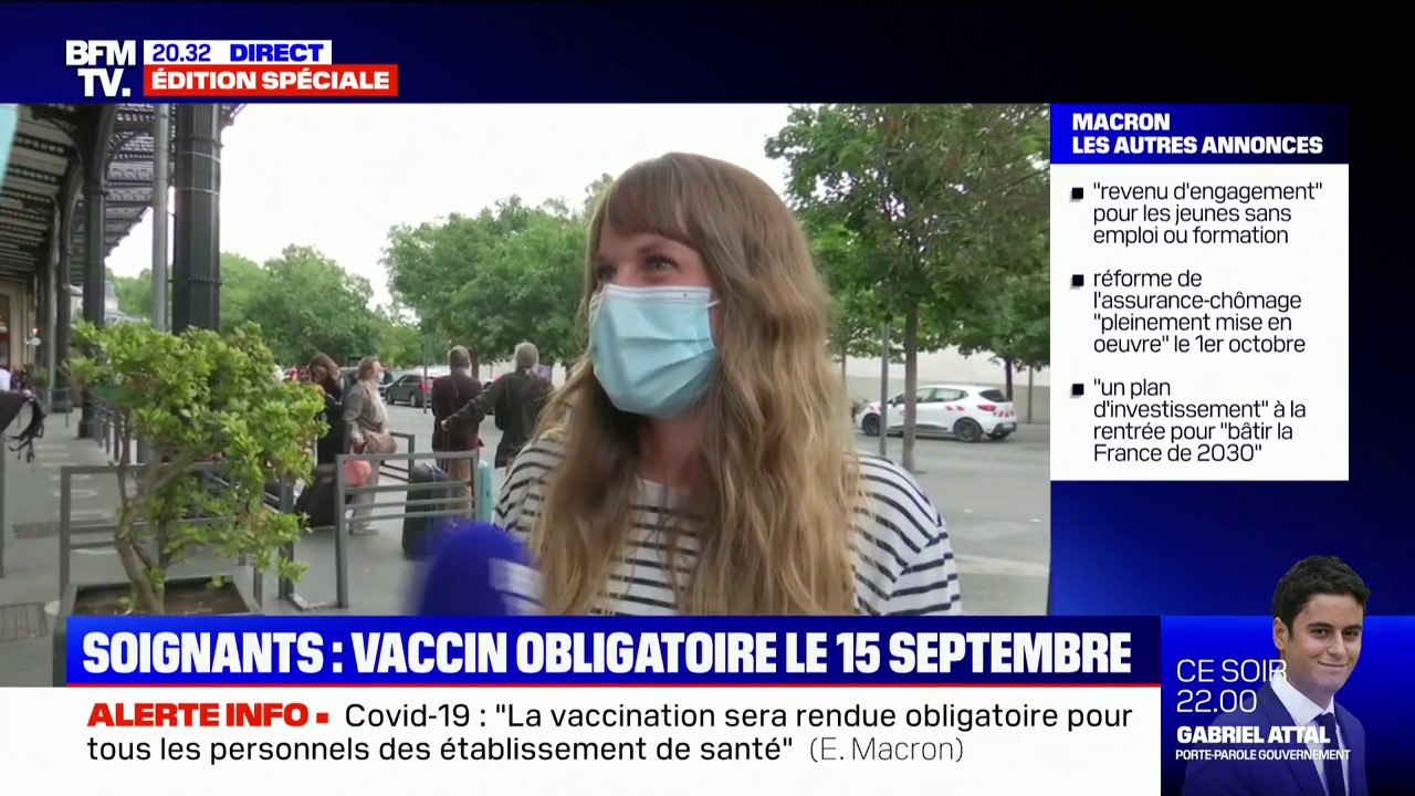 Extension du pass sanitaire dans les transports: "Je me demande si c'est vraiment nécessaire", s'interroge une voyageuse
