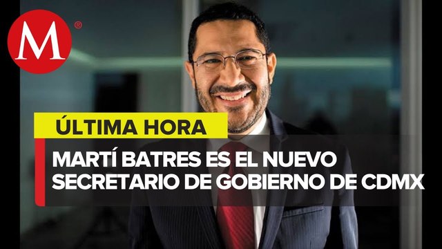 Martí Batres será el nuevo secretario de Gobierno de la CdMx, anuncia Sheinbaum