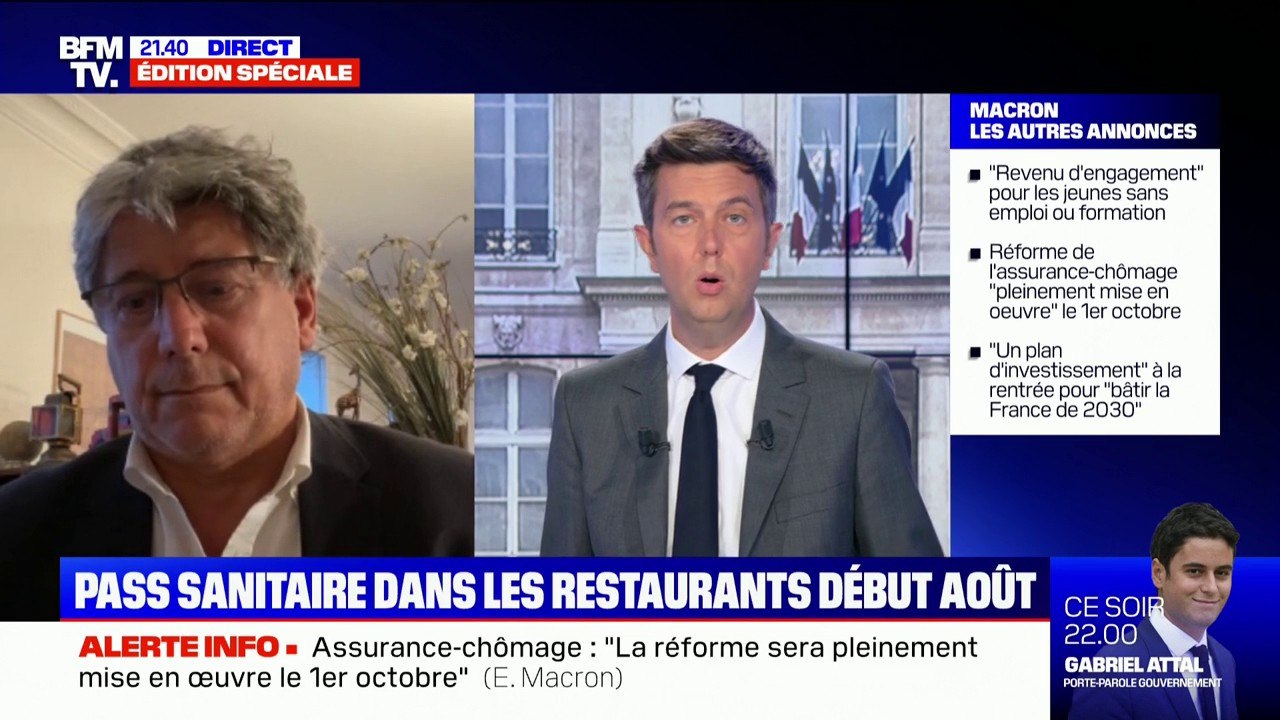 Vaccination obligatoire: le député LFI Éric Coquerel dénonce une "société du contrôle" après les annonces du chef de l'État