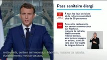 Francia exigirá el pase sanitario en restaurantes y centros comerciales a partir de agosto