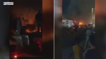 مراسل العربية: الحريق في مستشفى بالناصرية جنوب العراق نجم عن انفجار اسطوانة أوكسجين