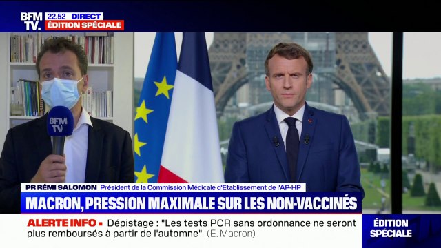 Soignants réfractaires à la vaccination: Je pense qu'ils ont besoin de plus d'explications, il faut les accompagner, estime Rémi Salomon