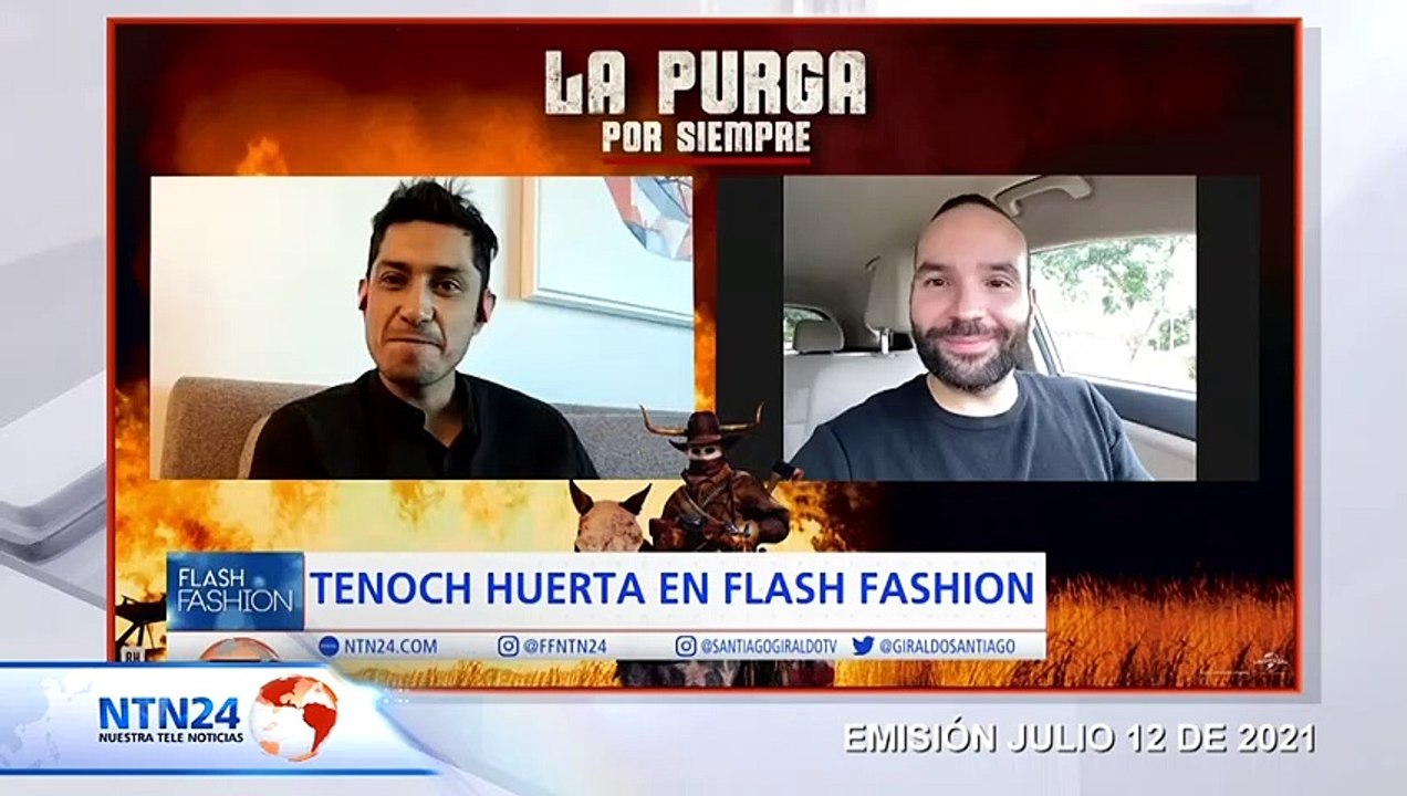 Tenoch Huerta, talento latino en la quinta entrega de La Purga Por Siempre