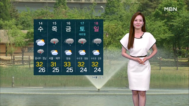 전국 대부분 폭염 경보로 격상…곳곳 요란한 소나기