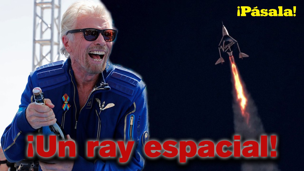 Richard Branson, el primer civil en darse una vueltita espacial 