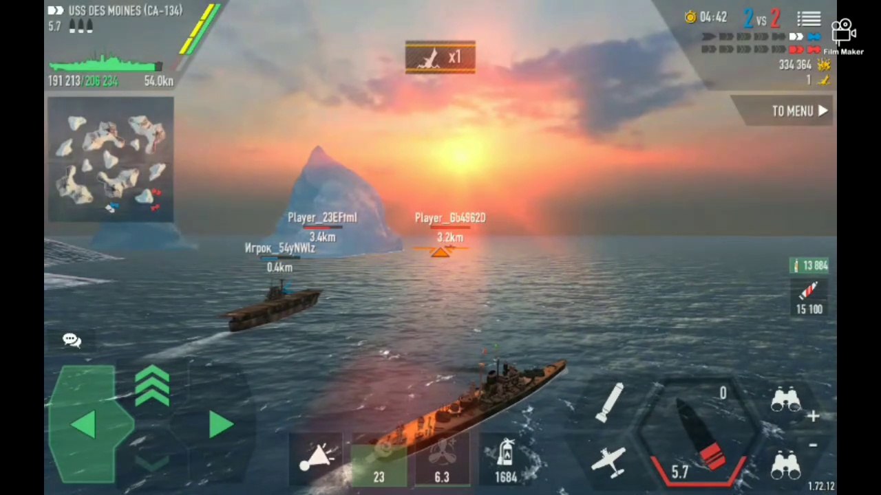 USS DES MONIES (CA-134) feat USS ENTERPRISE (CV-6)   VS   USS BROOKLYN ( CL-40) feat USS HORNET ( CV-8)