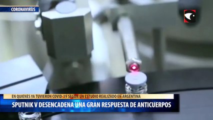 Sputnik V desencadena una gran respuesta de anticuerpos