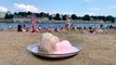 Ice cream melts into puddle amid Russia heat wave