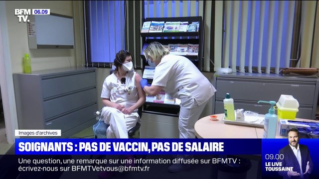 Covid-19: 1,5 million de professionnels de santé doivent encore se faire vacciner d'ici le 15 septembre