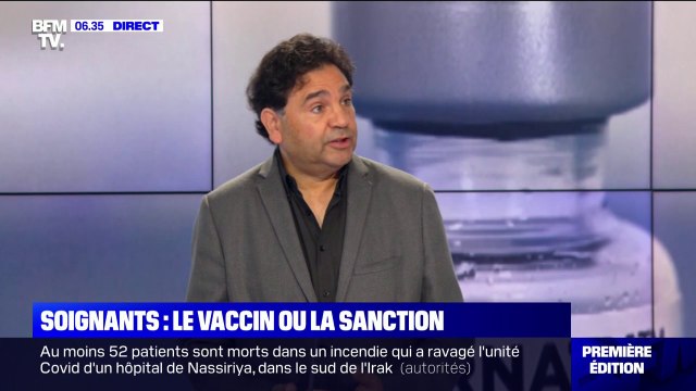 Pour le Pr Djillali Annane, l'annonce d'Emmanuel Macron va avoir un impact majeur sur la vaccination des soignants
