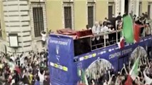 Italy team grand welcome in Rome after winning Euro Cup