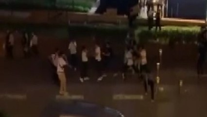 Bursa'da meydan kavgası