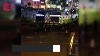 Bursa'da meydan kavgası kamerada